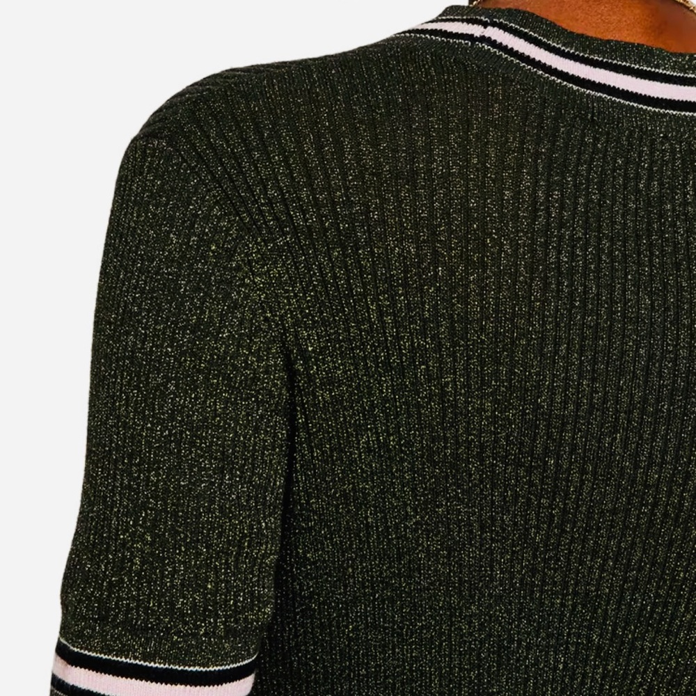 Scotch & Soda Short Sleeve Lurex Knit Tee - image 3